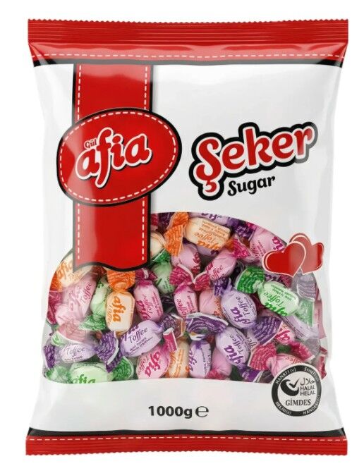 Afia Meyve Dolgulu Yumuşak Şeker 1 Kg