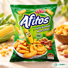 Afia Afitos Yer Fıstıklı Aromalı Mısır Çerezi 50 Gr