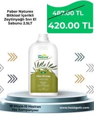 Faber Naturex Bitkisel İçerikli Zeytinyağlı Sıvı El Sabunu 2.5LT