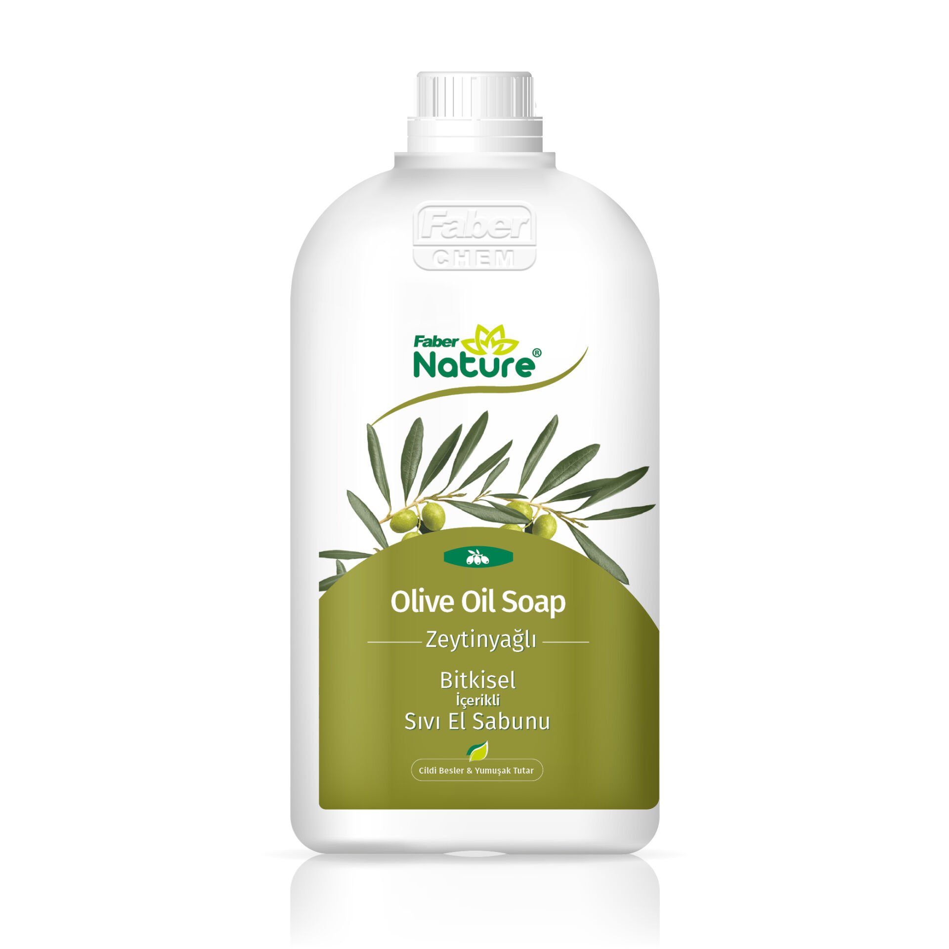 Faber Naturex Bitkisel İçerikli Zeytinyağlı Sıvı El Sabunu 2.5LT