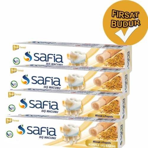 Safia Misvak Diş Macunu 100ml 4,lü Set