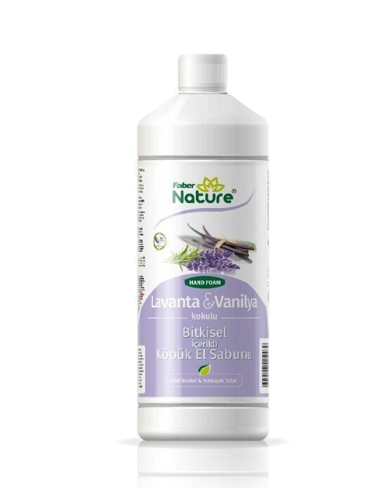 Faber Naturex Lavanta & Vanilya - Bitkisel Esaslı Köpük El Sabunu 1 LT