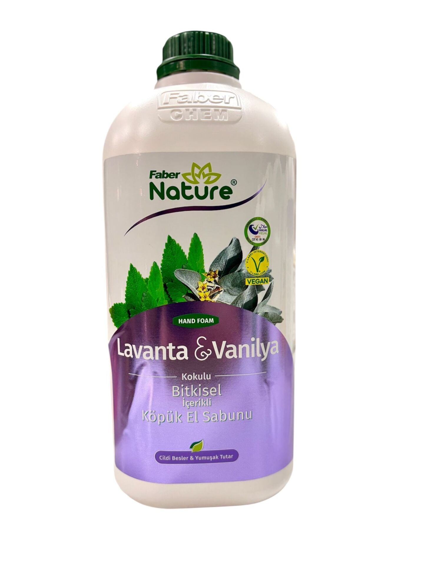 Faber Naturex Lavanta & Vanilya - Bitkisel Esaslı Köpük El Sabunu 2.5 LT