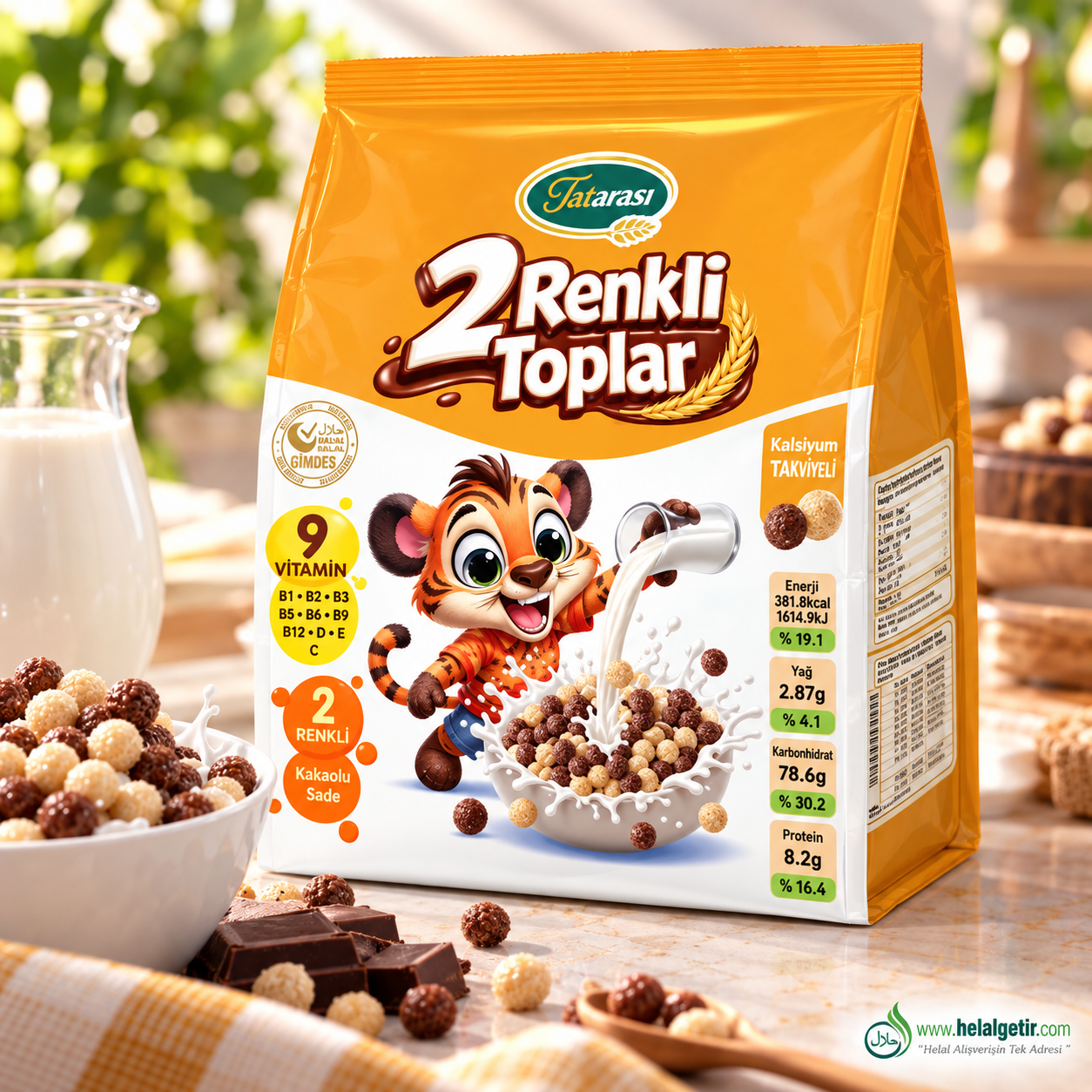 Tatarsı 2 Renkli Kahvaltılık Gevrek 300 GR
