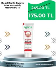 Agarta Doğal Diş Eti Bakımı Plak Karşıtı Diş Macunu 90 Ml