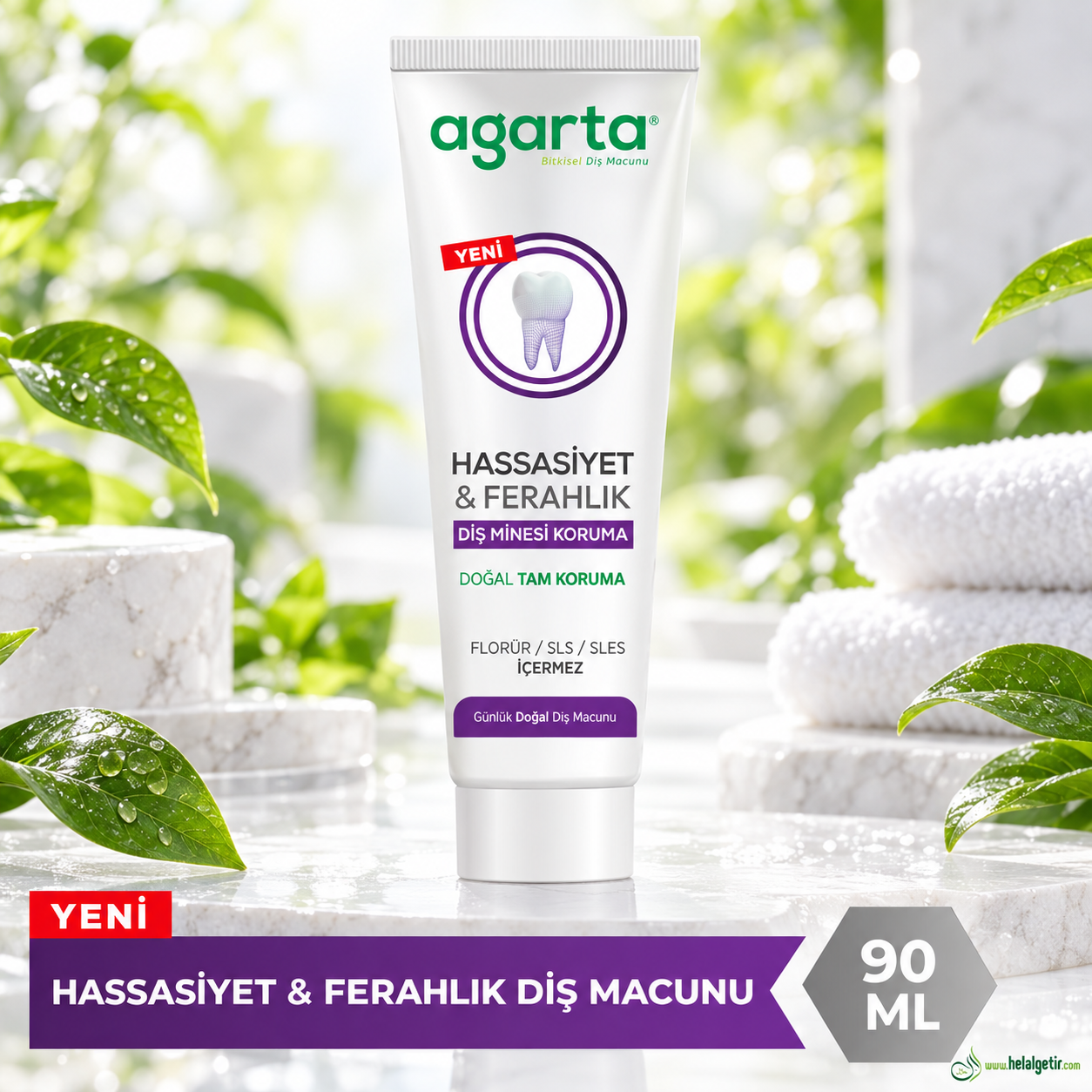 Agarta Doğal Hassasiyet Ve Ferahlık Diş Macunu 90 Ml