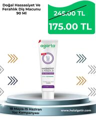 Agarta Doğal Hassasiyet Ve Ferahlık Diş Macunu 90 Ml