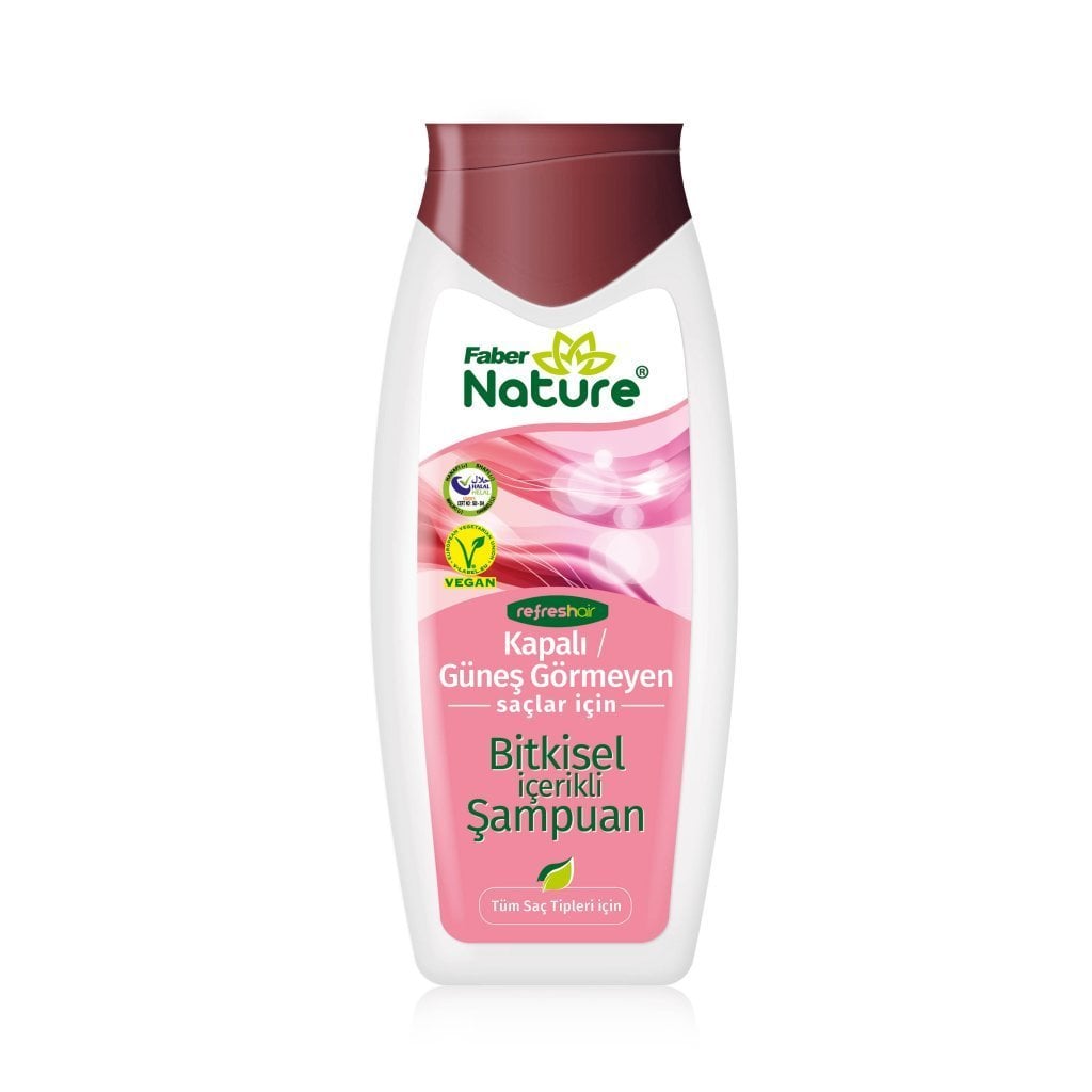 Faber Naturex Kapalı/Güneş Görmeyen Saçlar için Saç Şampuanı (400 ml Şişe)