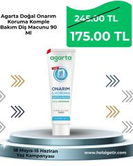 Agarta Doğal Onarım Koruma Komple Bakım Diş Macunu 90 Ml