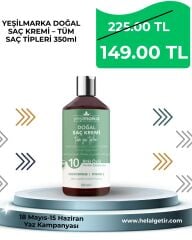 YEŞİLMARKA DOĞAL SAÇ KREMİ – TÜM SAÇ TİPLERİ 350ml