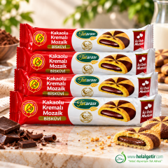 Tatarası Kakao Kremalı Mozaik Bisküvi 40 GR*5li Set