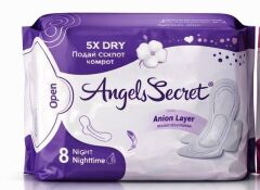 Angels Secret Aktif Oksijen ve Negatif İyon Gece Pedi
