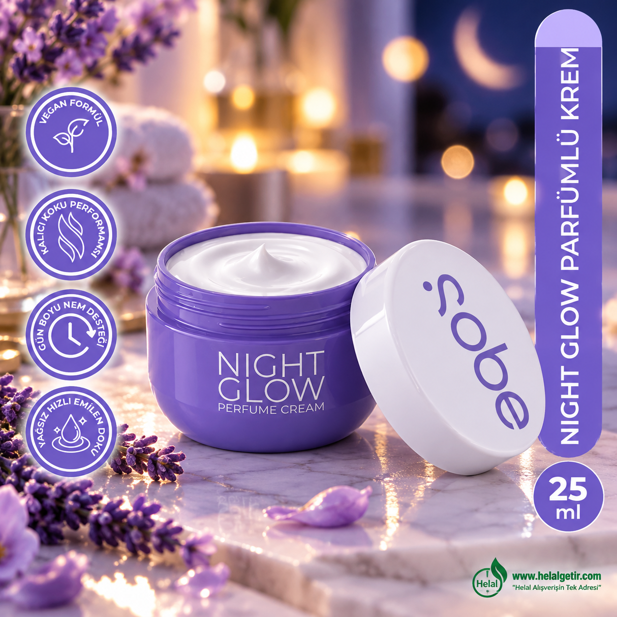 SOBE Parfümlü Krem Night Glow 25ml