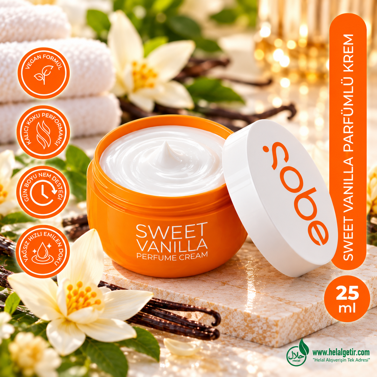 SOBE Parfümlü Krem Sweet Vanilla 25ml