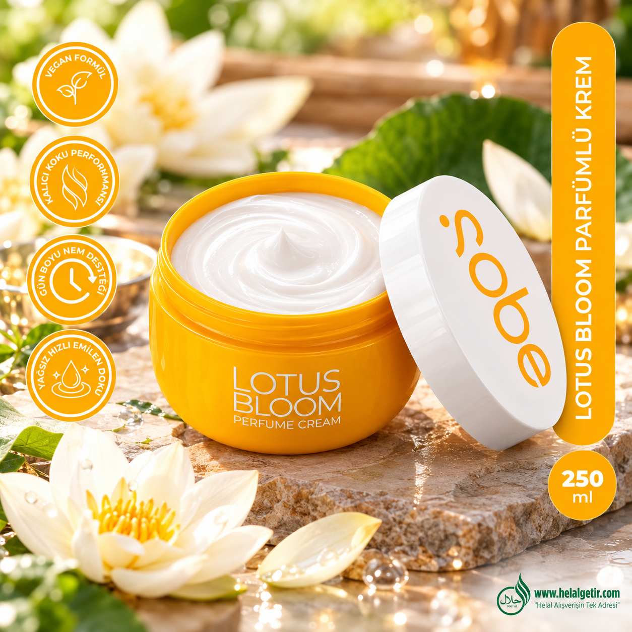 SOBE Parfümlü Krem Lotus Bloom 250ml