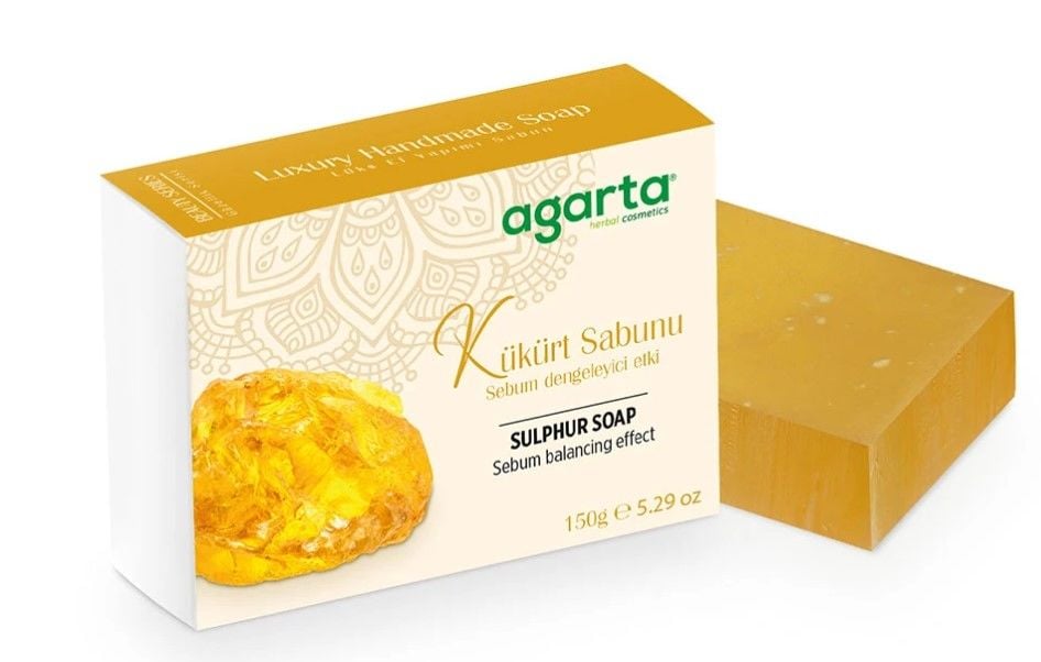 Agarta Doğal El Yapımı Kükürt Sabunu 150 gr