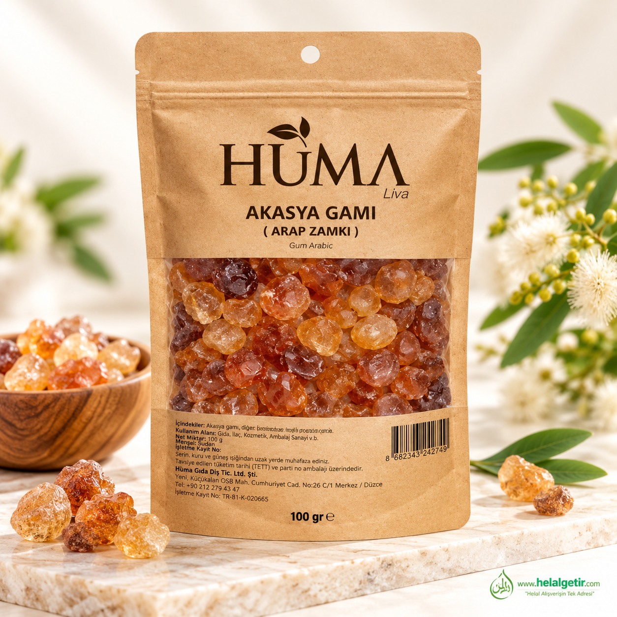 Huma Akasya Gamı (Arap Zamkı) 100 g