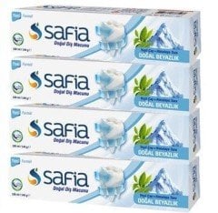 Safia Diş Macunu Yeşil Çay + Himalaya Tuzu (100ml) 4 Adet