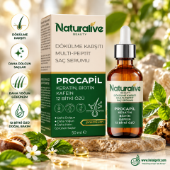 Naturalive Dökülme Karşıtı Multi-Peptit Saç Serumu: PROCAPİL 50ml