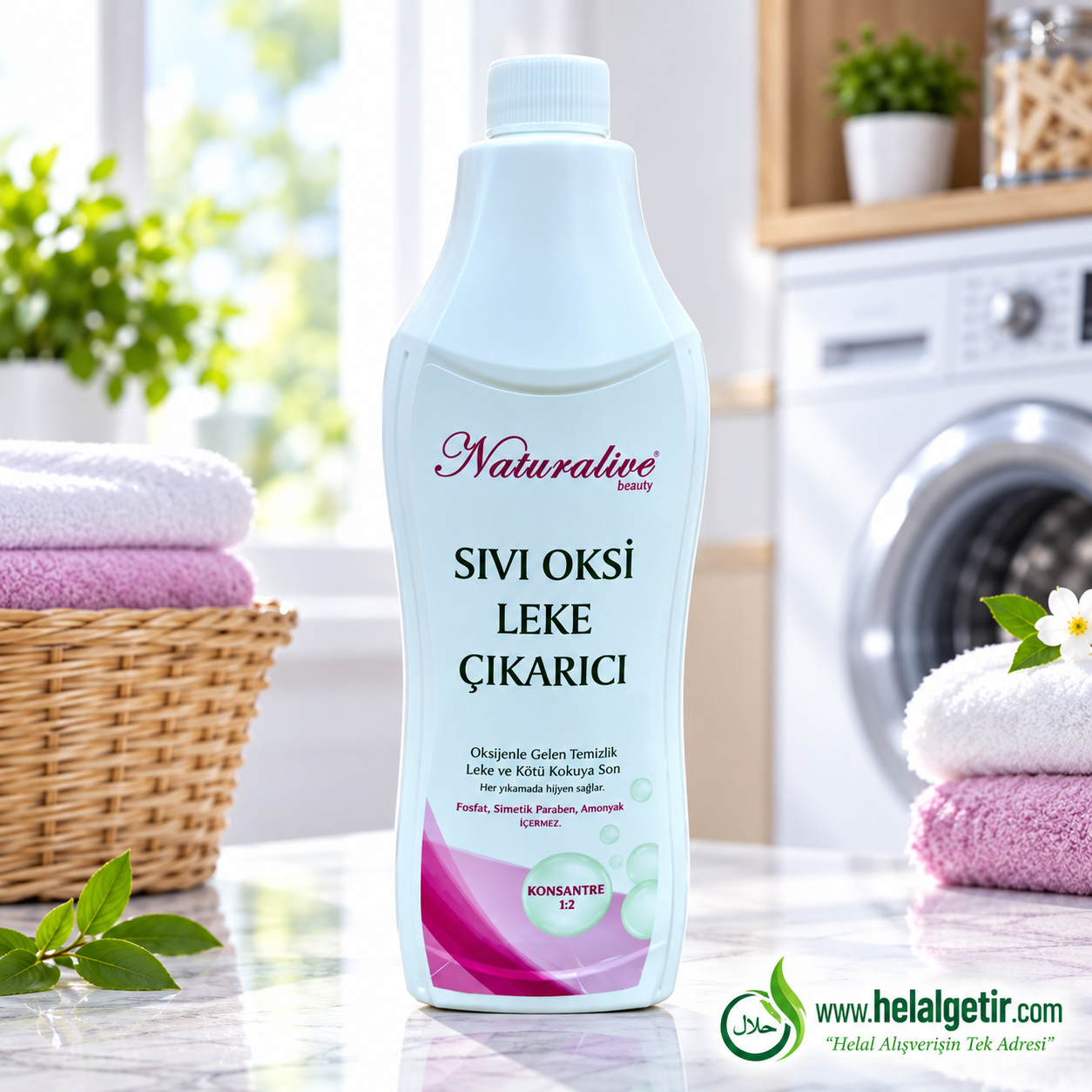 Naturalive Oksi Leke Çıkarıcı Konsantre 1000 ml