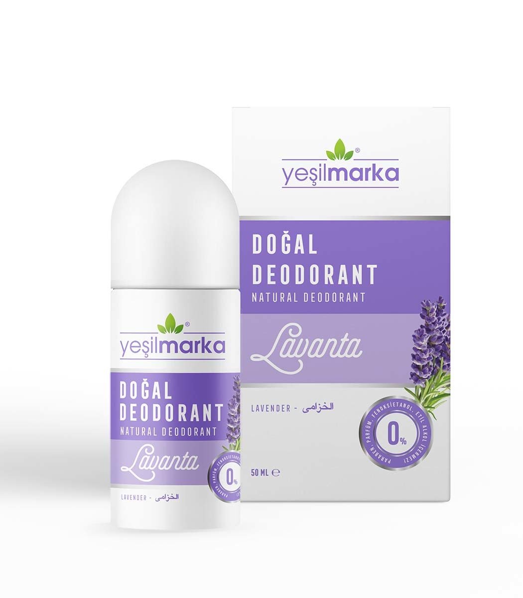 Yeşilmarka Doğal Roll On Deodorant – Lavanta Kokulu 50ML