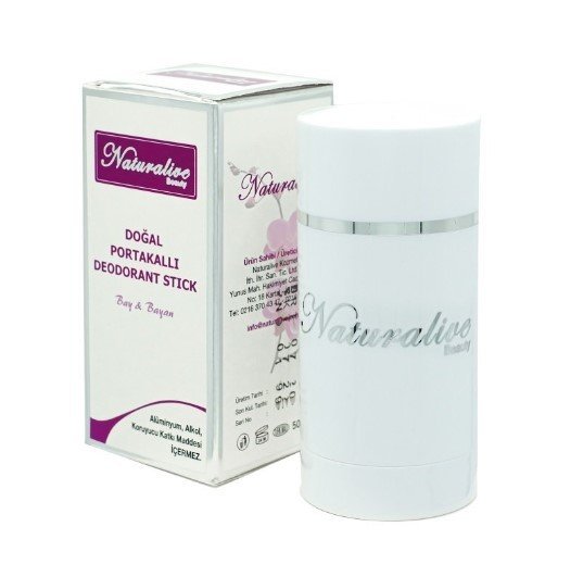 Naturalive Doğal Deodorant Portakallı Stick 50gr