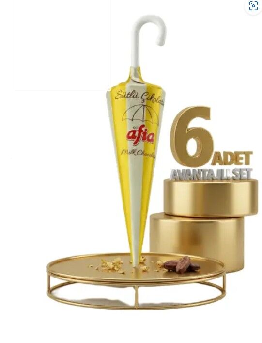 Afia Şemsiye Çikolata 6x25 Gr