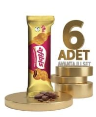 Afia Afibis Kakao Krema Dolgulu Bisküvi 6x75 Gr