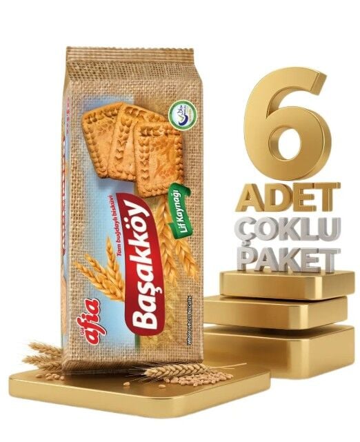 Afia Başakköy Tam Buğdaylı Bisküvi 110 Gr 6lı Set