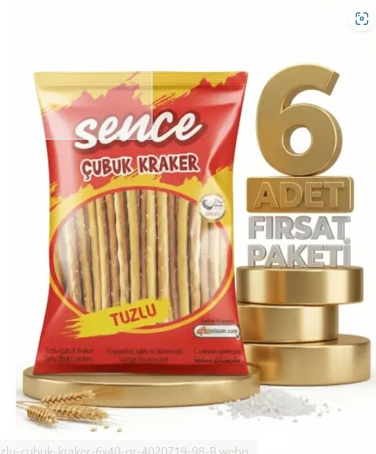 Afia Sence Tuzlu Çubuk Kraker 6x40 Gr