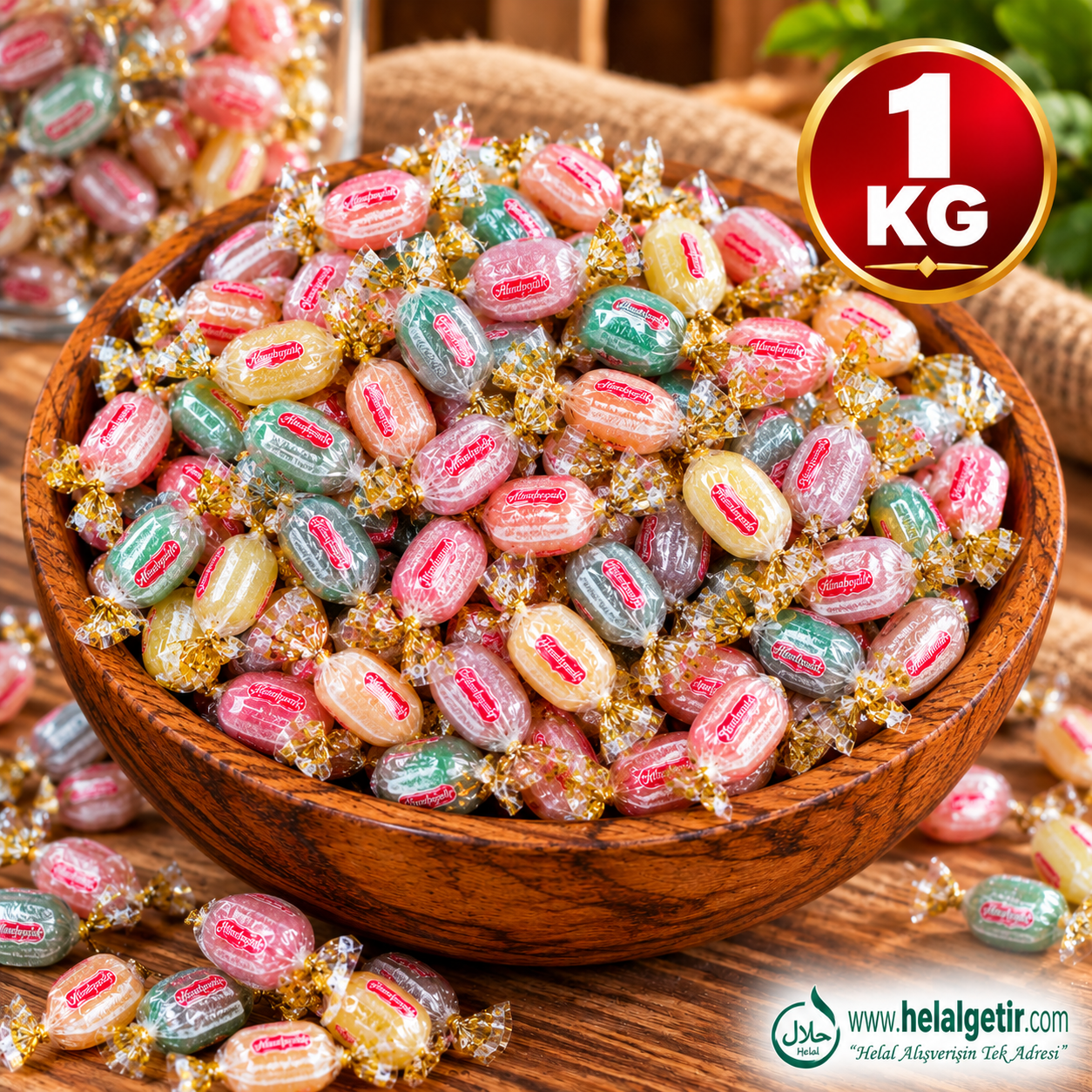 Afia Meyveli Mini Bonbon Şeker 1kg