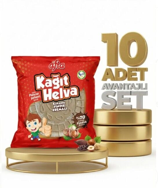 Afia Kakaolu Kağıt Helva 10x45 Gr