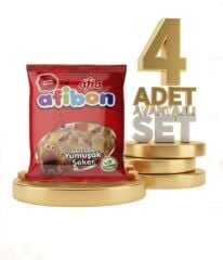 Afia Afibon Karamel Aromalı Yumuşak Şeker 80 Gr 4lü Set