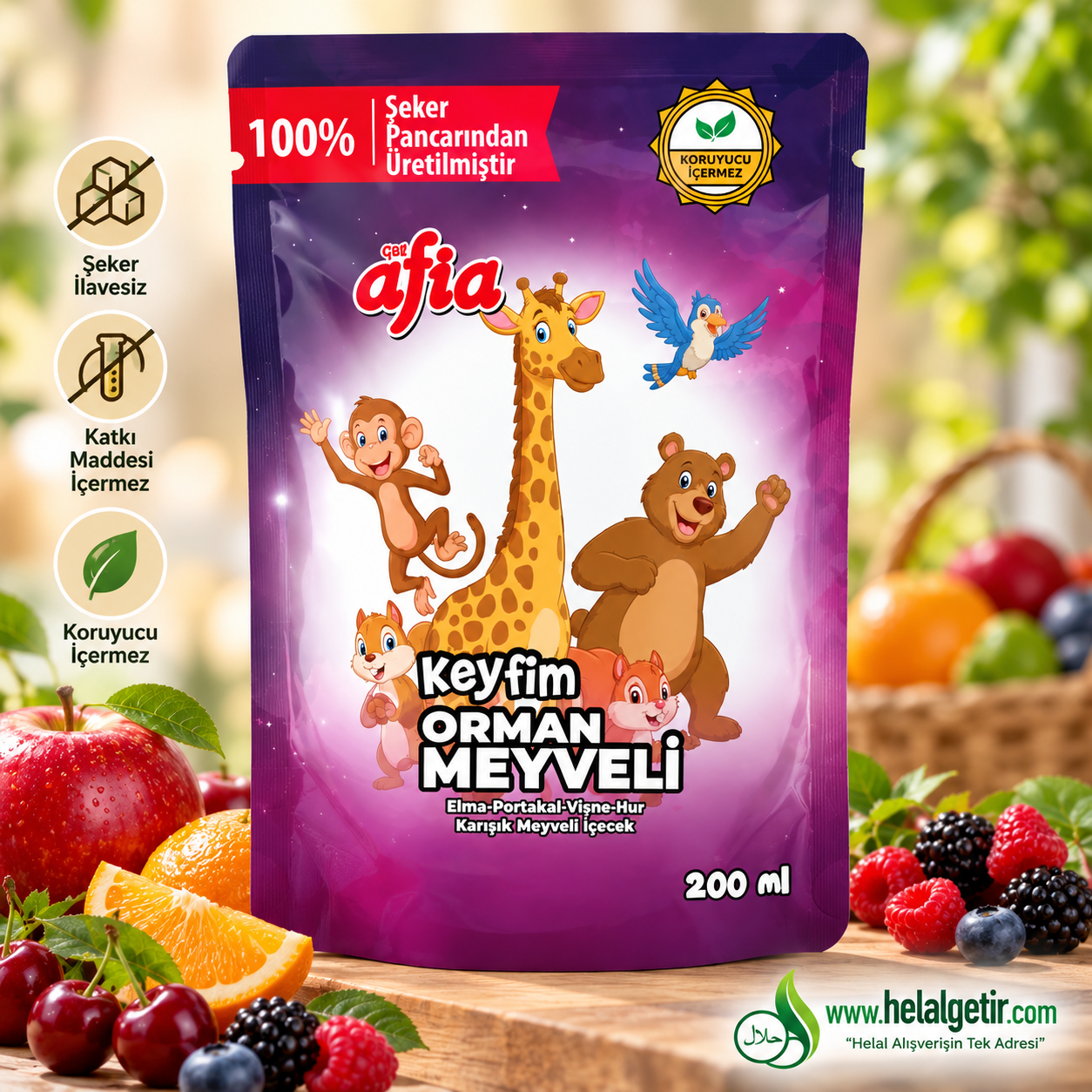 Afia Keyfim Orman Meyveli 200 Ml