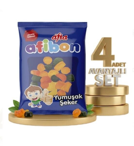 Afia Afibon Yumuşak Şeker 80 Gr 3 Alana 1 Bedava