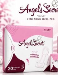 Angels secret Günlük Ultra İnce pamuksu Anyonlu Hijyenik Ped