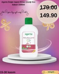 Agarta Doğal Japon Kirazı Çiçeği Sıvı Sabun 1500ml