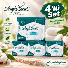 Angels secret Gündüz Süper Emici Ultra İnce Anyonlu Hijyenik Ped 4Lü