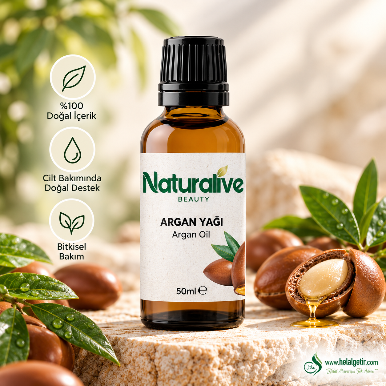 Naturalive Argan Yağı 50 ml
