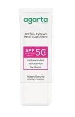 Agarta Cilt Tonu Eşitleyici Renkli Kapatıcı Etkili 50 Ml Spf+50 Güneş Kremi