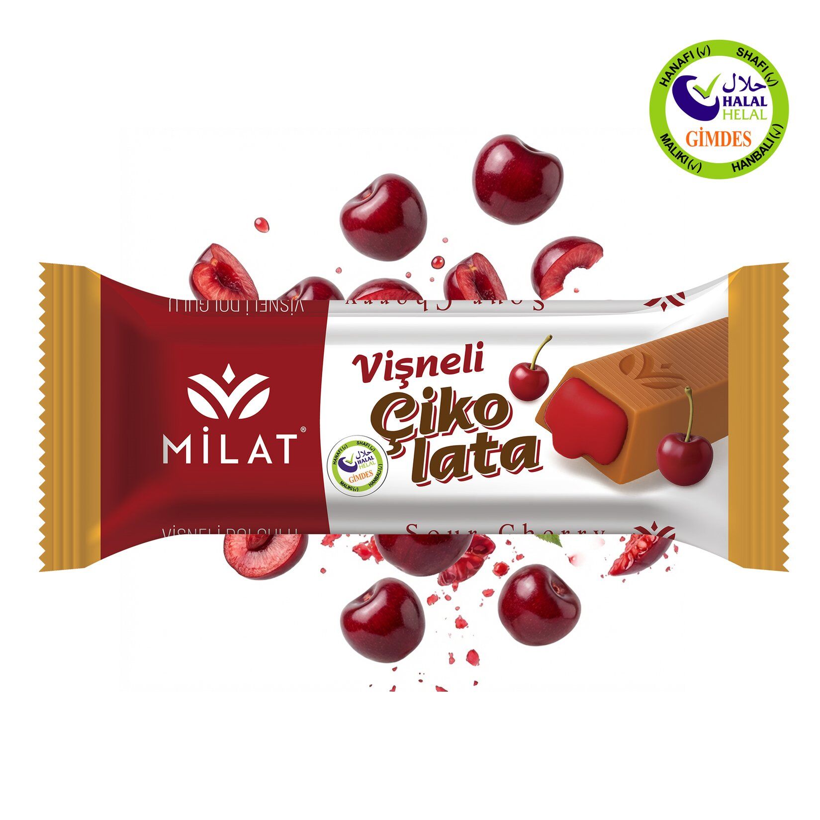 Milat Krema Dolgulu Vişne Çikolata 25 g