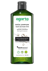 Agarta Doğal Saç Dökülmesine Karşı Siyah Sarımsaklı Şampuan 400 ml