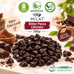 Milat Bitter Parça Çikolata 200gr