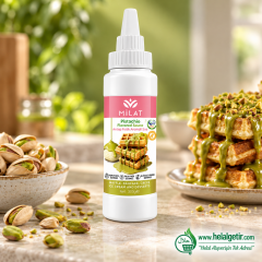Milat Antep Fıstık Aromalı Tatlı Sos 300 g - Waffle & Krep & Pankek & Tatlı & Dondurma Sosu