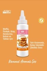 Milat Karamel Aromalı Tatlı Sos 300 g - Waffle & Krep & Pankek & Tatlı & Dondurma Sosu