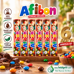 Afia Afibon Kakaolu Draje Şekerleme 6x20 Gr