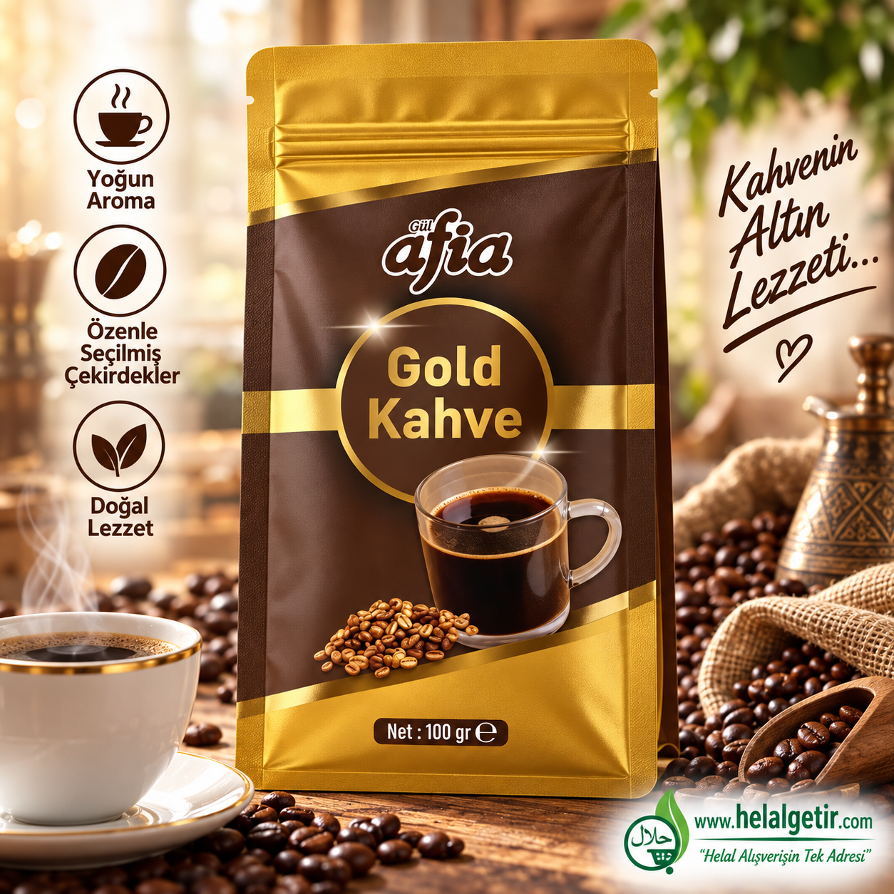 Afia Gold Kahve 100 Gr
