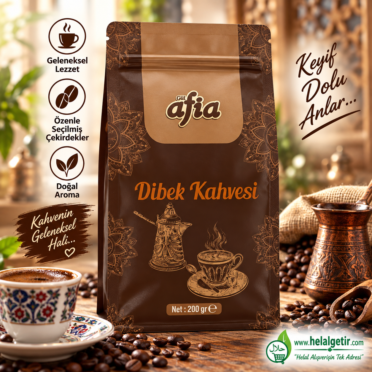 Afia Osmanlı Dibek Kahvesi 200 Gr