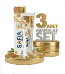 Safia Diş Macunu Misvak ve Propolis 3x60 ml