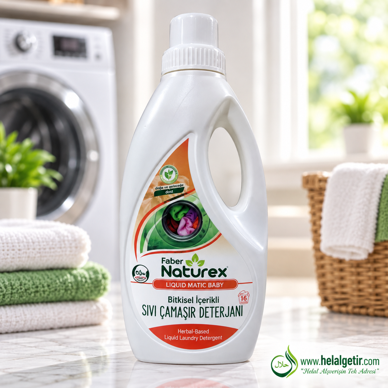 Faber Naturex Doğal Bebek Çamaşır Deterjan Sıvı 1lt